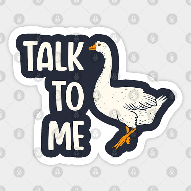 Talk to me bird Sticker by nickbeta